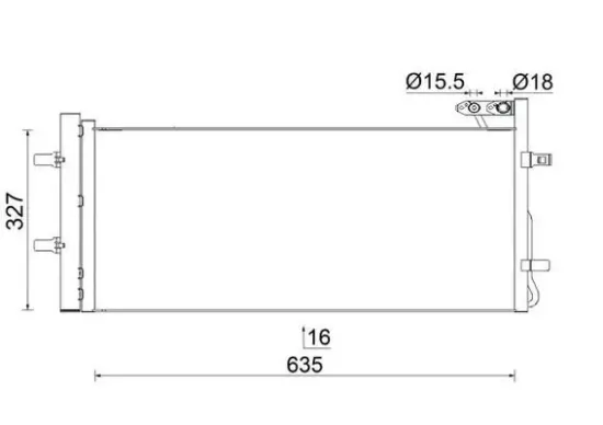 Kondensator, Klimaanlage MAHLE AC 42 000S Bild Kondensator, Klimaanlage MAHLE AC 42 000S