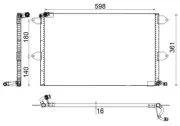 Kondensator, Klimaanlage MAHLE AC 171 001S