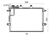 Kondensator, Klimaanlage MAHLE AC 318 000S
