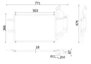 Kondensator, Klimaanlage MAHLE AC 409 000P