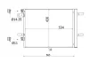 Kondensator, Klimaanlage MAHLE AC 965 000S