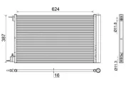 Kondensator, Klimaanlage MAHLE AC 552 000S