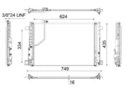 Kondensator, Klimaanlage MAHLE AC 786 000P