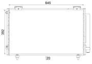 Kondensator, Klimaanlage MAHLE AC 789 000S