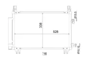 Kondensator, Klimaanlage MAHLE AC 806 000S