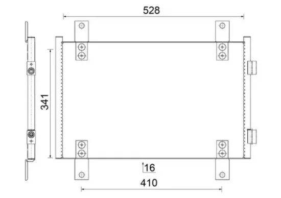 Kondensator, Klimaanlage MAHLE AC 816 000S Bild Kondensator, Klimaanlage MAHLE AC 816 000S