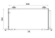 Kondensator, Klimaanlage MAHLE AC 823 000S