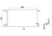 Kondensator, Klimaanlage MAHLE AC 952 000S