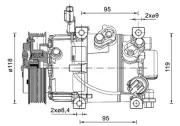 Kompressor, Klimaanlage 12 V MAHLE ACP 1463 000P
