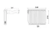 Verdampfer, Klimaanlage MAHLE AE 161 000P