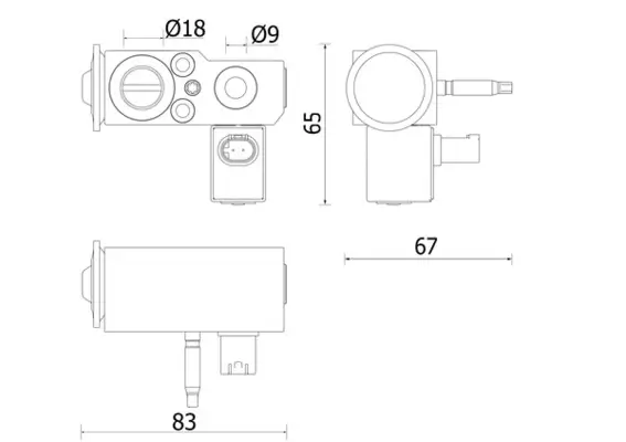 Expansionsventil, Klimaanlage MAHLE AVE 141 000P