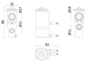 Expansionsventil, Klimaanlage MAHLE AVE 143 000P