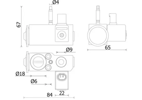 Expansionsventil, Klimaanlage MAHLE AVE 144 000P Bild Expansionsventil, Klimaanlage MAHLE AVE 144 000P