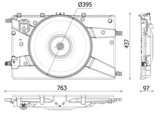 Lüfter, Motorkühlung MAHLE CFF 546 000P Bild Lüfter, Motorkühlung MAHLE CFF 546 000P