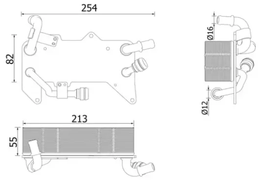 Ölkühler, Automatikgetriebe MAHLE CLC 139 000P Bild Ölkühler, Automatikgetriebe MAHLE CLC 139 000P