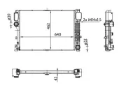 Kühler, Motorkühlung MAHLE CR 38 000S