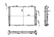 Kühler, Motorkühlung MAHLE CR 309 000S