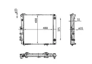 Kühler, Motorkühlung MAHLE CR 339 000S