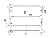 Kühler, Motorkühlung MAHLE CR 1579 000S