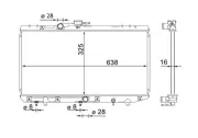 Kühler, Motorkühlung MAHLE CR 1699 000S