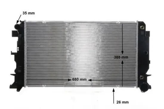 Kühler, Motorkühlung MAHLE CR 12 000S Bild Kühler, Motorkühlung MAHLE CR 12 000S