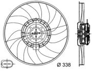 Lüfter, Motorkühlung MAHLE CFF 313 000S