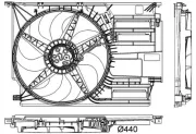 Lüfter, Motorkühlung MAHLE CFF 403 000P