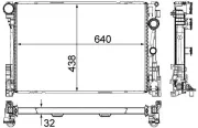 Kühler, Motorkühlung MAHLE CR 83 000P