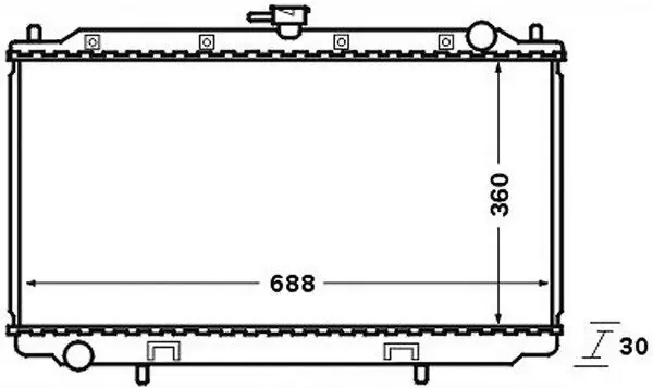 Kühler, Motorkühlung MAHLE CR 138 000S