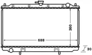 Kühler, Motorkühlung MAHLE CR 138 000S