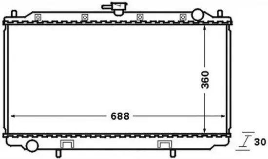 Kühler, Motorkühlung MAHLE CR 138 000S Bild Kühler, Motorkühlung MAHLE CR 138 000S