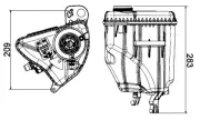 Ausgleichsbehälter, Kühlmittel MAHLE CRT 3 000S