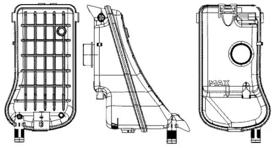 Ausgleichsbehälter, Kühlmittel MAHLE CRT 11 000S Bild Ausgleichsbehälter, Kühlmittel MAHLE CRT 11 000S