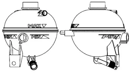 Ausgleichsbehälter, Kühlmittel MAHLE CRT 13 000S Bild Ausgleichsbehälter, Kühlmittel MAHLE CRT 13 000S