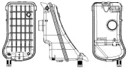 Ausgleichsbehälter, Kühlmittel MAHLE CRT 15 000S