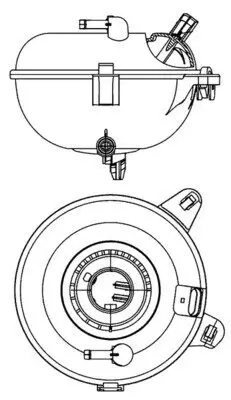 Ausgleichsbehälter, Kühlmittel MAHLE CRT 21 000S