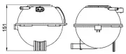 Ausgleichsbehälter, Kühlmittel MAHLE CRT 22 000S