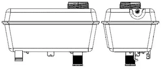 Ausgleichsbehälter, Kühlmittel MAHLE CRT 27 000S Bild Ausgleichsbehälter, Kühlmittel MAHLE CRT 27 000S