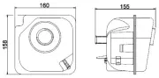 Ausgleichsbehälter, Kühlmittel MAHLE CRT 28 000S