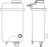 Ausgleichsbehälter, Kühlmittel MAHLE CRT 52 000S