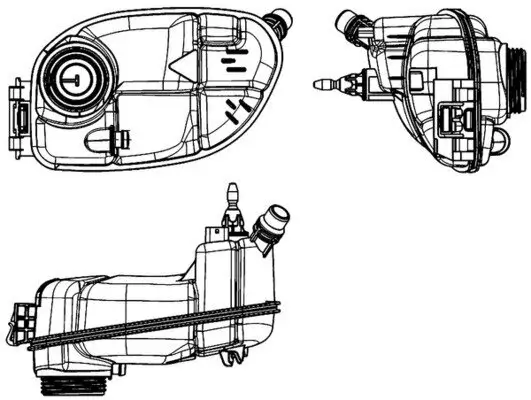 Ausgleichsbehälter, Kühlmittel MAHLE CRT 65 000S