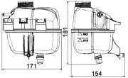 Ausgleichsbehälter, Kühlmittel MAHLE CRT 87 001S