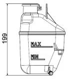 Ausgleichsbehälter, Kühlmittel MAHLE CRT 88 001S