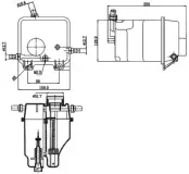 Ausgleichsbehälter, Kühlmittel MAHLE CRT 125 000S