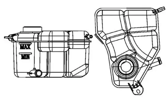 Ausgleichsbehälter, Kühlmittel MAHLE CRT 133 000S Bild Ausgleichsbehälter, Kühlmittel MAHLE CRT 133 000S