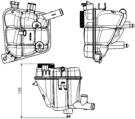 Ausgleichsbehälter, Kühlmittel MAHLE CRT 231 000S