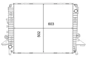 Kühler, Motorkühlung MAHLE CR 2577 000S