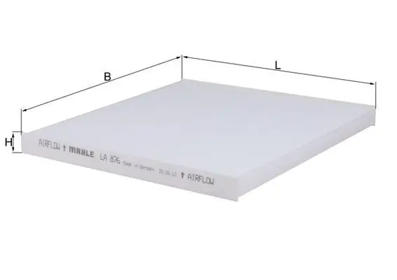 Filter, Innenraumluft MAHLE LA 876