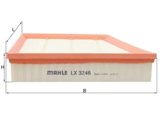 Luftfilter MAHLE LX 3246 Bild Luftfilter MAHLE LX 3246