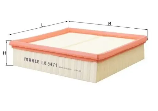 Luftfilter MAHLE LX 3471 Bild Luftfilter MAHLE LX 3471
